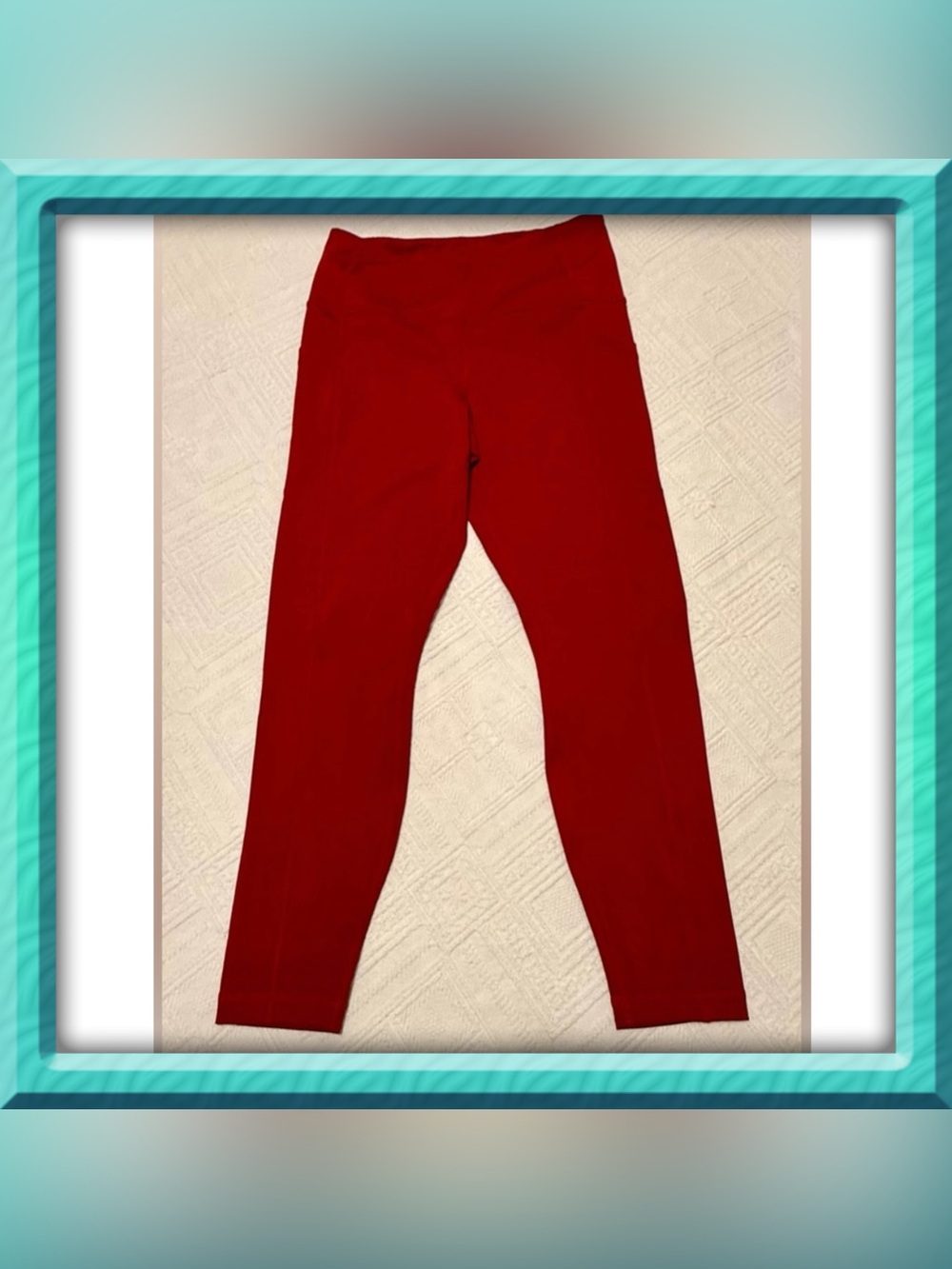 Leggings pants - 90 Degree by Reflex - large - dark red - Excellent condition